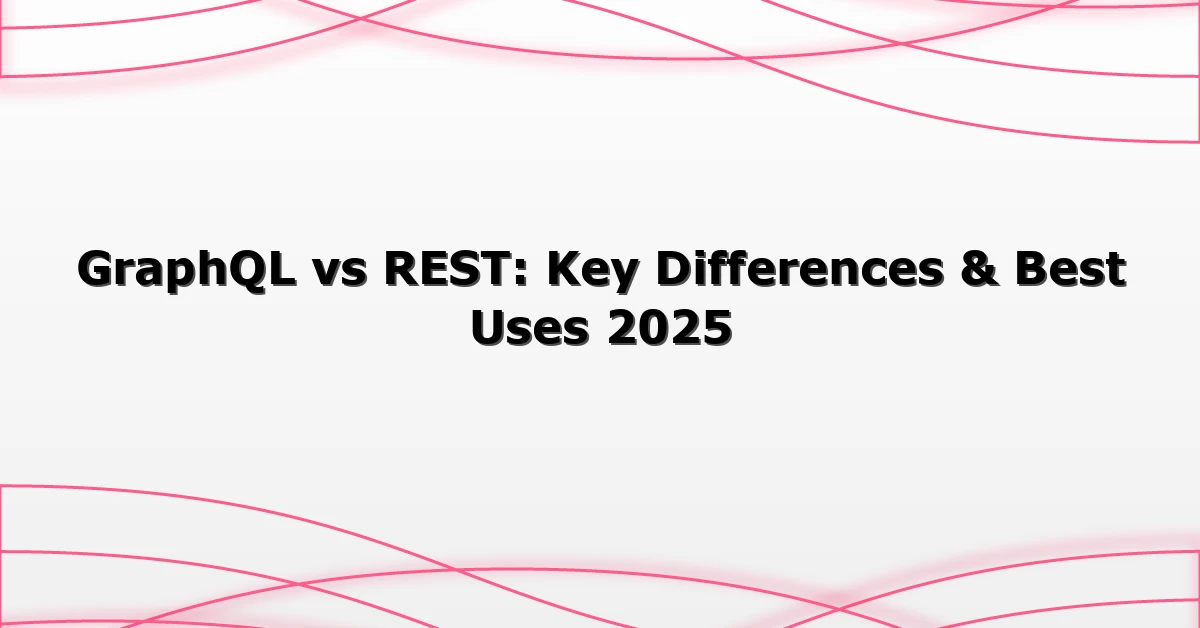 GraphQL vs REST: Key Differences & Best Uses 2025